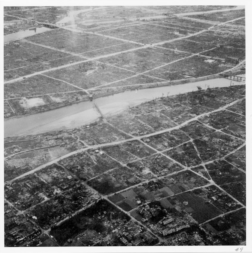 Photograph 6 of 21 from the August 1945 flight over Hiroshima