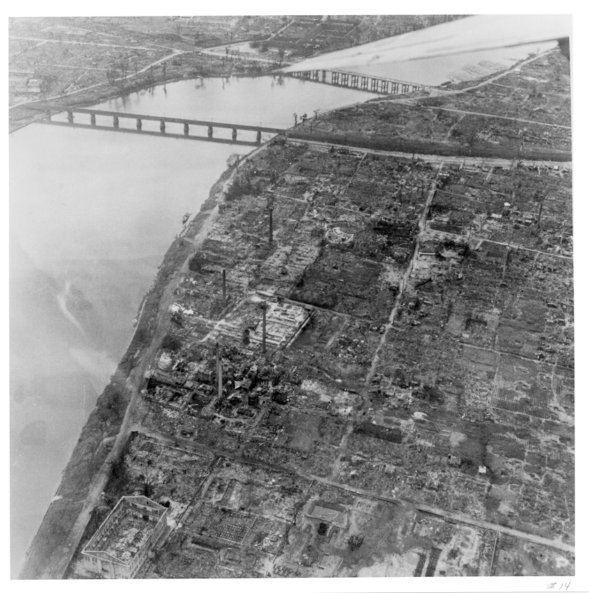 Photograph 11 of 21 from the August 1945 flight over Hiroshima