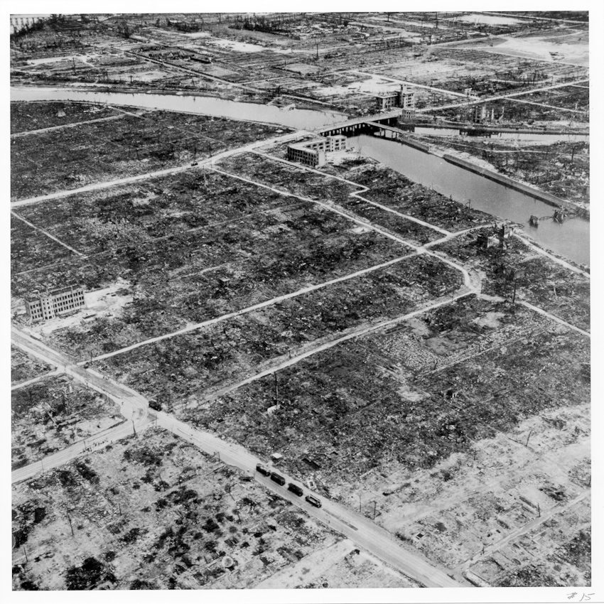 Photograph 12 of 21 from the August 1945 flight over Hiroshima