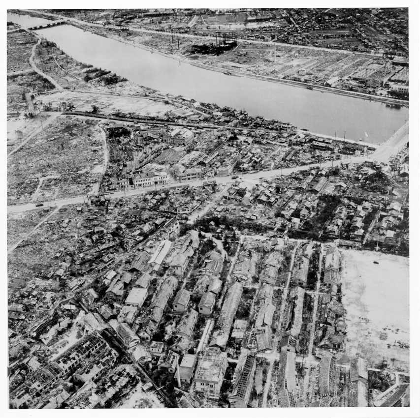 Photograph 17 of 21 from the August 1945 flight over Hiroshima