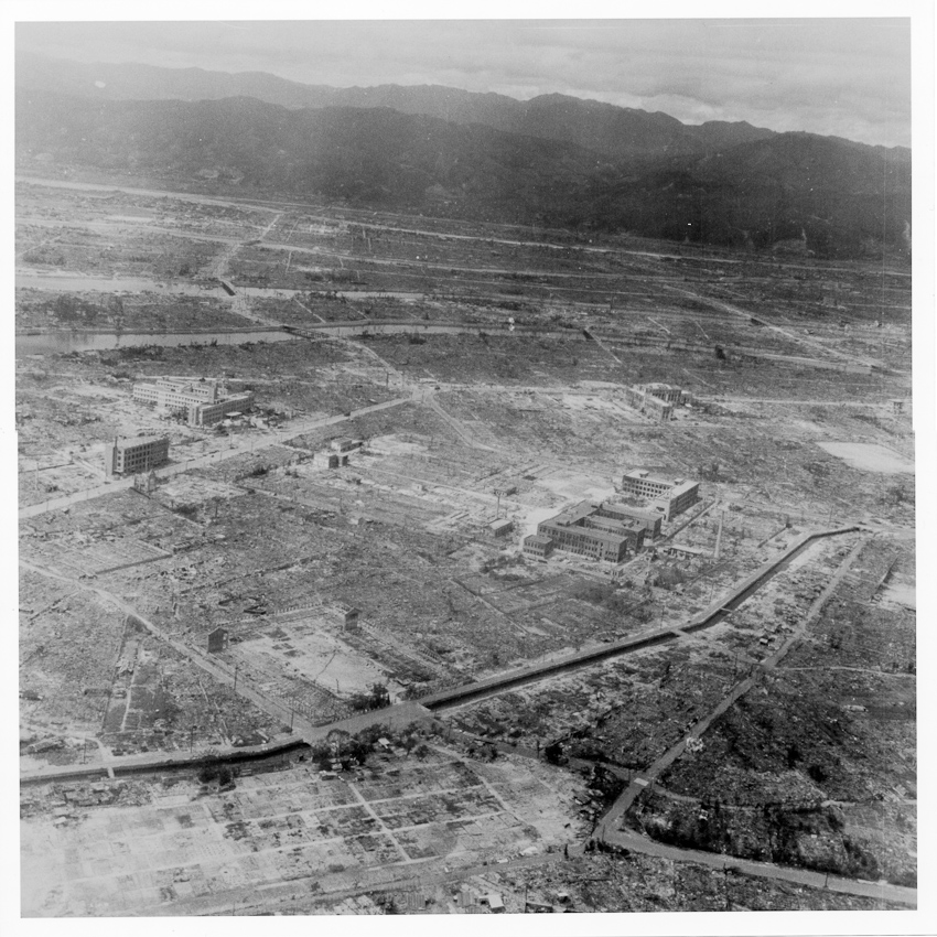 Photograph 19 of 21 from the August 1945 flight over Hiroshima